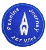 Pennine Journey cloth badge